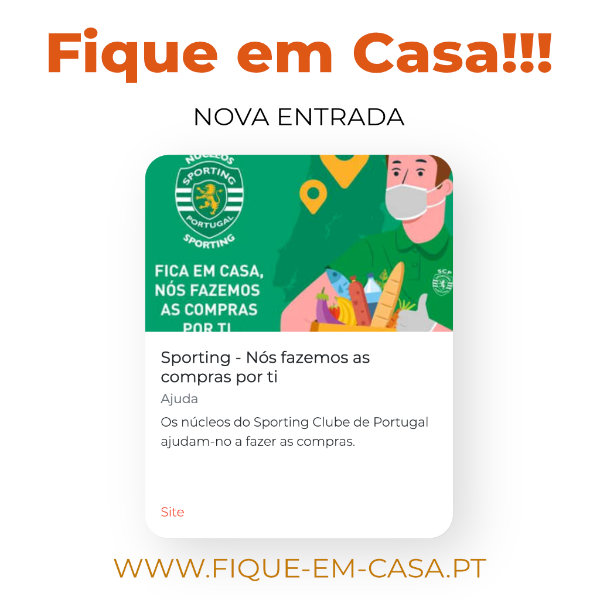 Fique em casa - Post para redes sociais