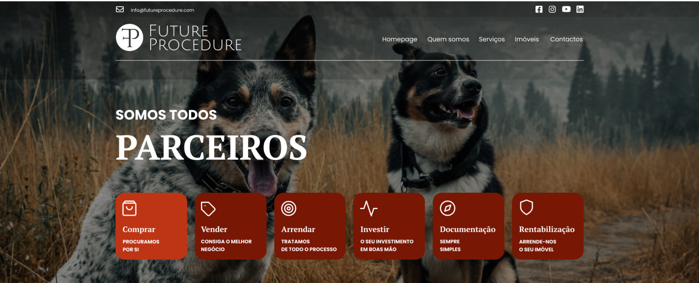 Future Procedure - Header do website